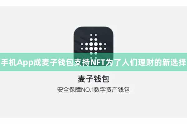 手机App成麦子钱包支持NFT为了人们理财的新选择