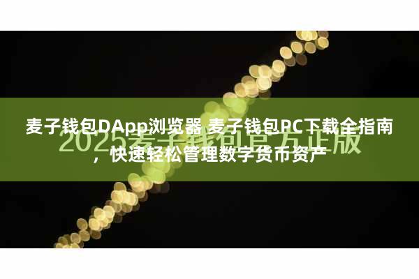 麦子钱包DApp浏览器 麦子钱包PC下载全指南，快速轻松管理数字货币资产