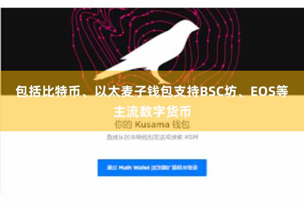 包括比特币、以太麦子钱包支持BSC坊、EOS等主流数字货币