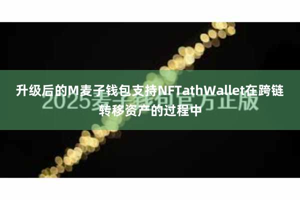 升级后的M麦子钱包支持NFTathWallet在跨链转移资产的过程中