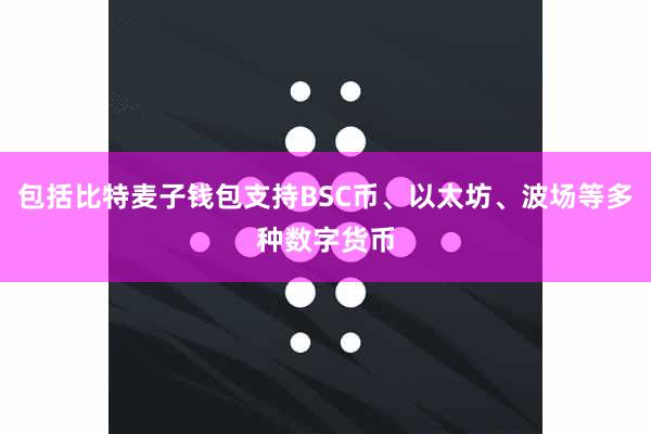 包括比特麦子钱包支持BSC币、以太坊、波场等多种数字货币